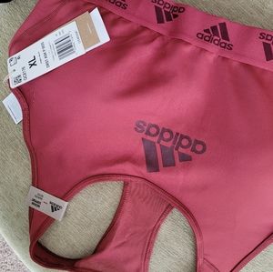 Adidas Don’t Rest Alphaskin Badge of Maroon Racerback Sports Bra